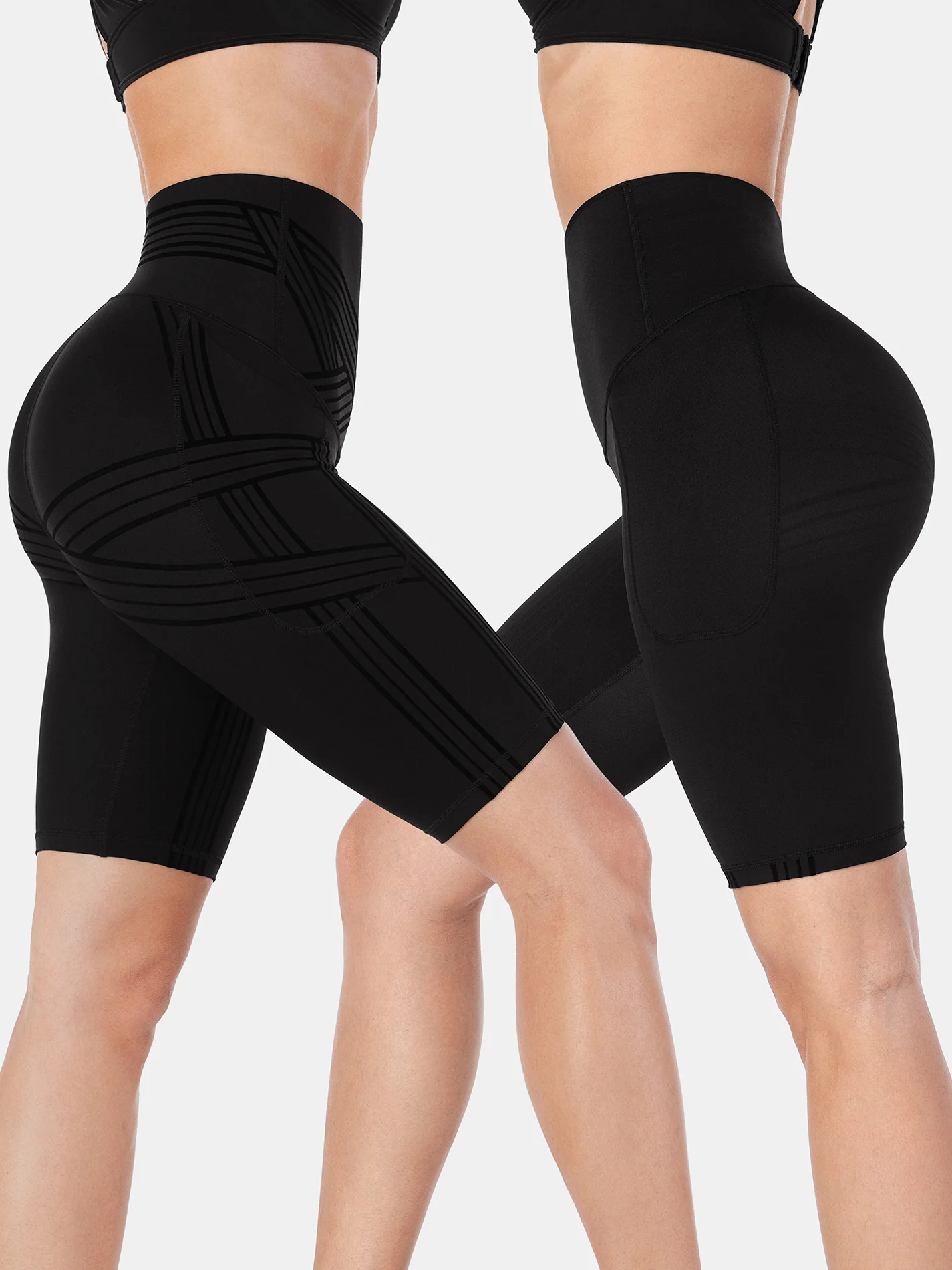 PowerBand Resistance 9" Biker Shorts (Reversible Wear) - Image 11