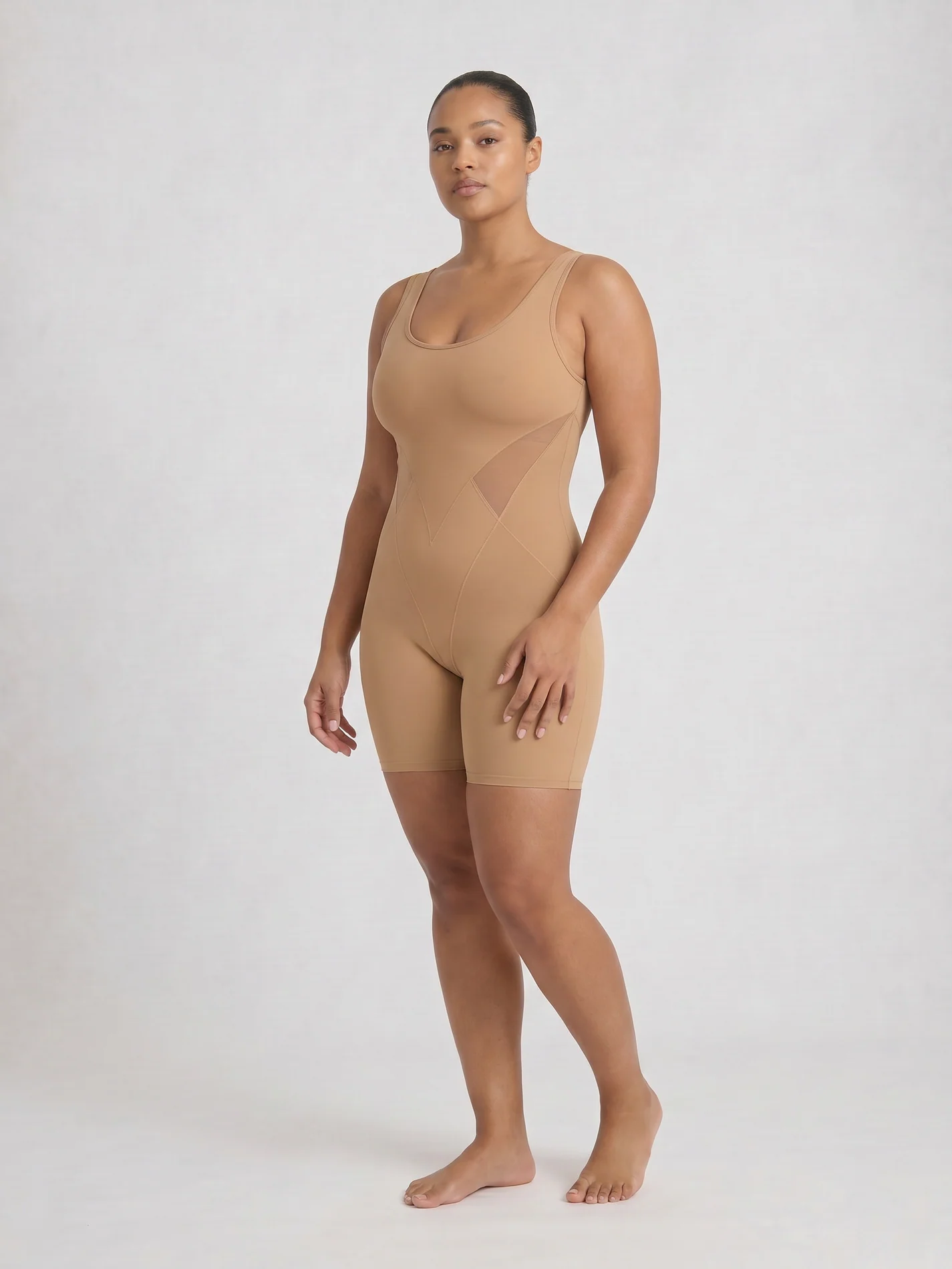 SculptForm Mid-Thigh Bodysuit (Built-in Bra) - Image 10